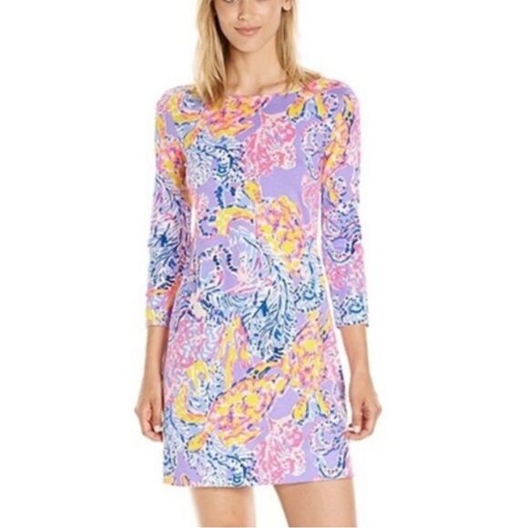 Lilly Pulitzer Lilac Verbena So Snappy Marlowe Dress NWOT - Picture 13 of 13